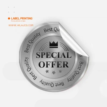 چاپ لیبل متالایز