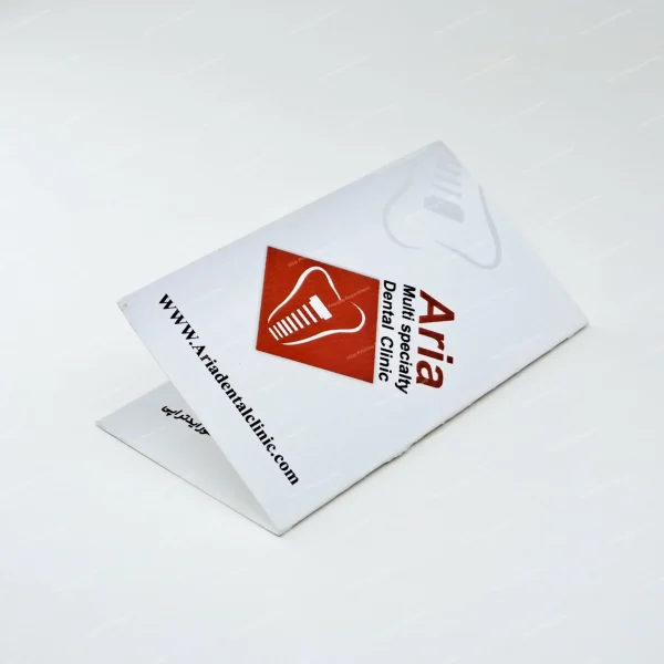 کارت نوبت دهی گلاسه سلفون مات دو لت سایز 5/8×5/9